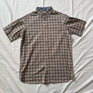 NWOT “Cremieux Classics” plaid button up shirt, one pocket on front